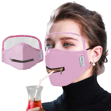 Load image into Gallery viewer, Adult Cotton Zipper Opening Design Outdoor Protective Face Mask With Eyes Shield - DreamTreeTech