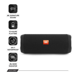 JBL Flip 4 Waterproof Portable Bluetooth Speaker - DreamTreeTech - High Quality Technology Products at Unbeatable Prices